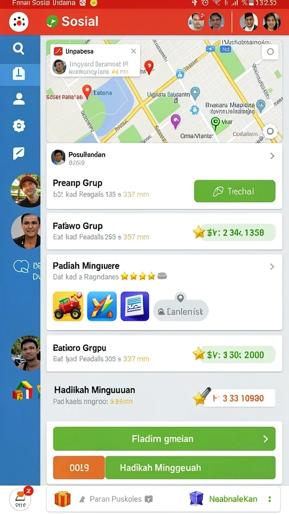 Screenshot menunjukkan tampilan grafik yang menarik dalam permainan.