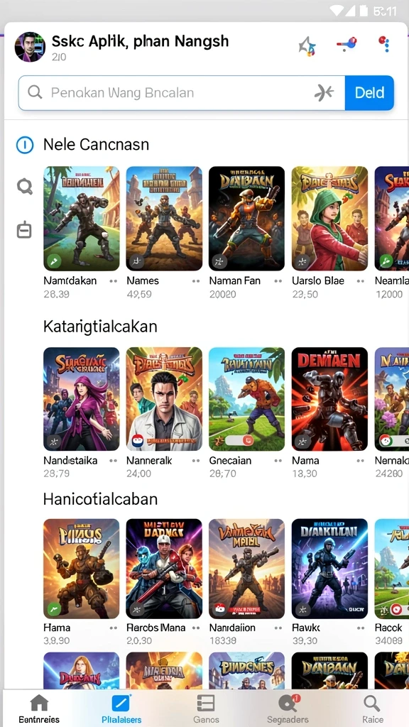 Menampilkan momen seru saat berkompetisi dengan teman.