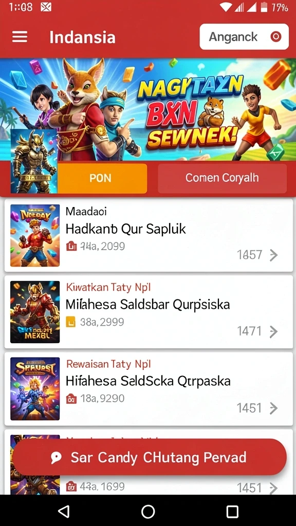 Tampilan antarmuka yang intuitif dan menarik.