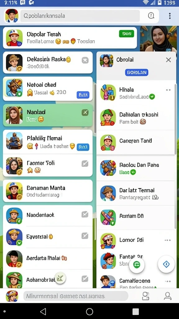 Salah satu level menantang di game 9939.