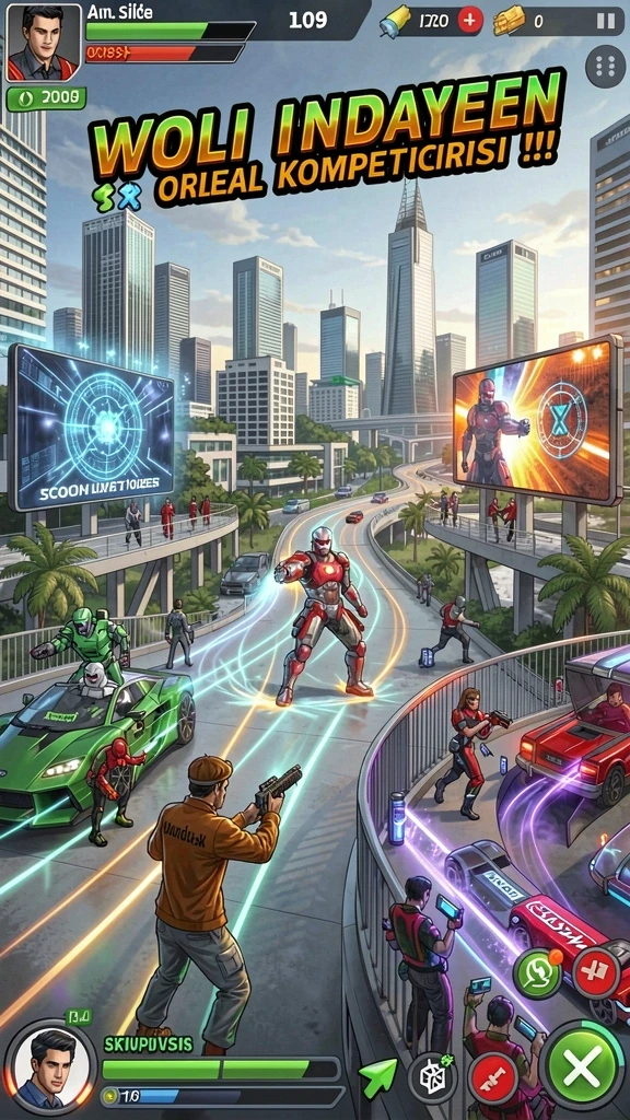 Fitur multiplayer untuk bersaing dengan teman.