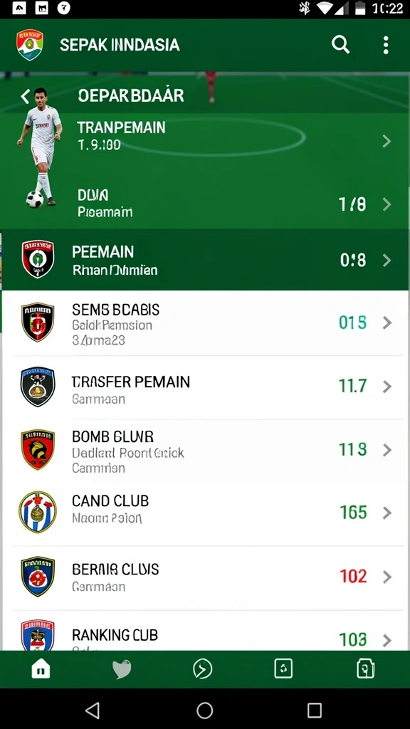 Tampilan awal aplikasi dengan karakter yang menarik.