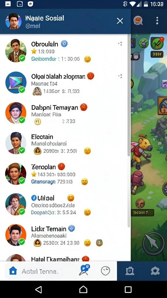 Salah satu level yang menantang dan seru.