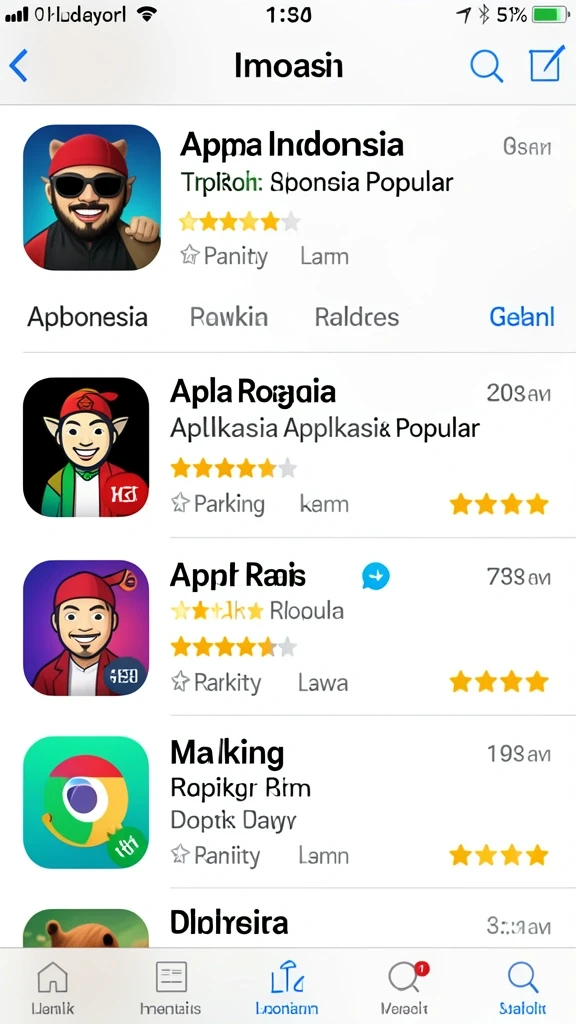 Berbagai pilihan stiker yang menyenangkan untuk digunakan.
