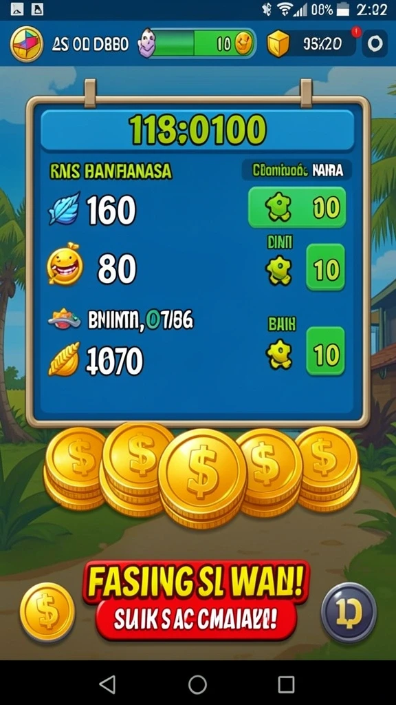 Screenshot menunjukkan leaderboard yang kompetitif.