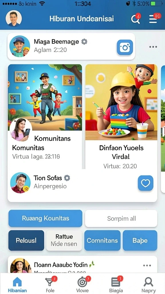 Tampilan antarmuka yang ramah pengguna.