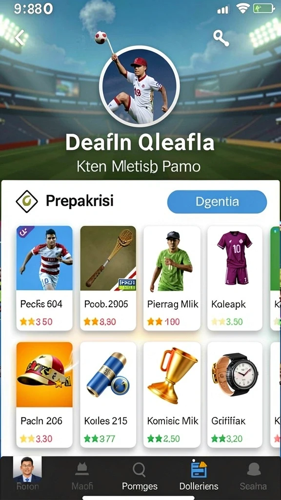 Karakter-katakter unik yang bisa dipilih.