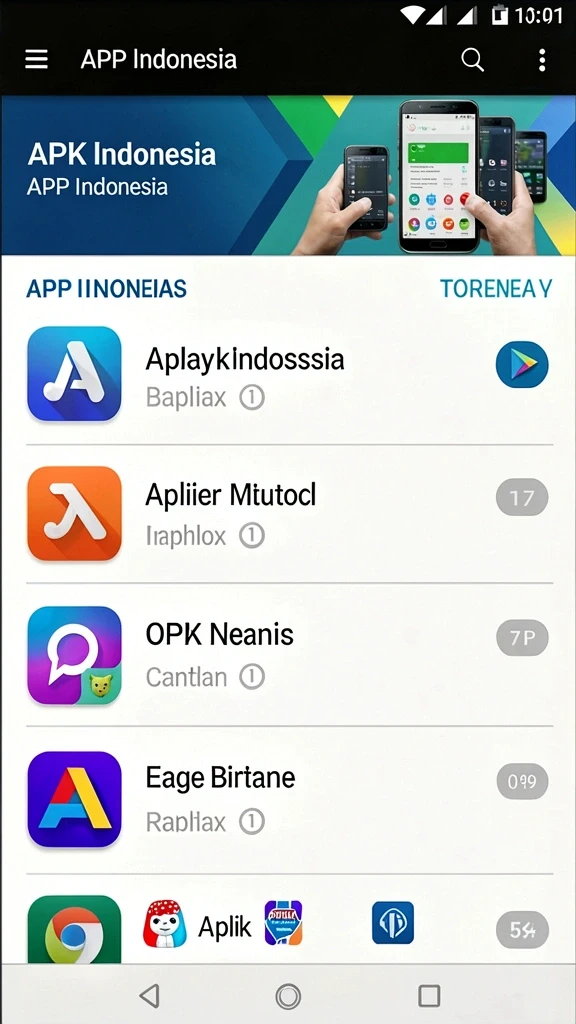 Tampilan antar muka aplikasi yang mudah digunakan.