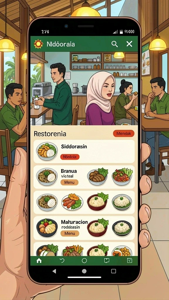 Tampilan antarmuka yang user-friendly dan menarik.