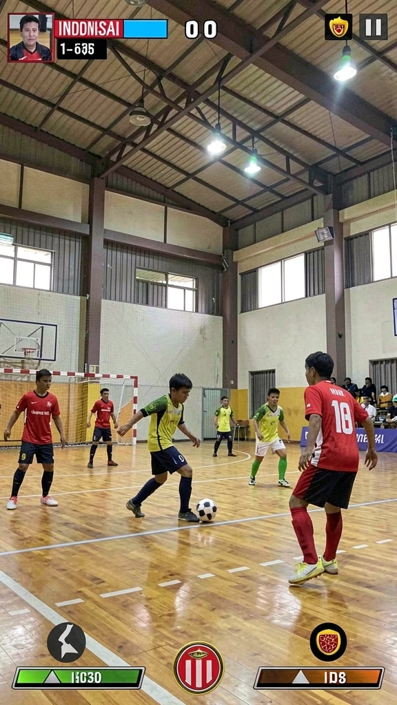 Tangkapan layar menampilkan desain grafis yang menawan di level yang lebih tinggi.