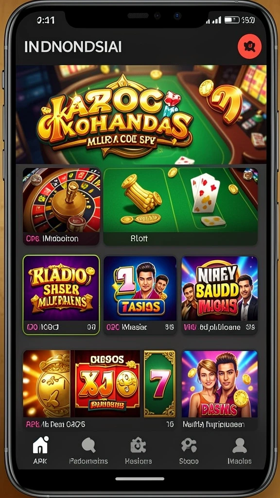 Pemandangan level yang menantang dengan detail yang luar biasa.