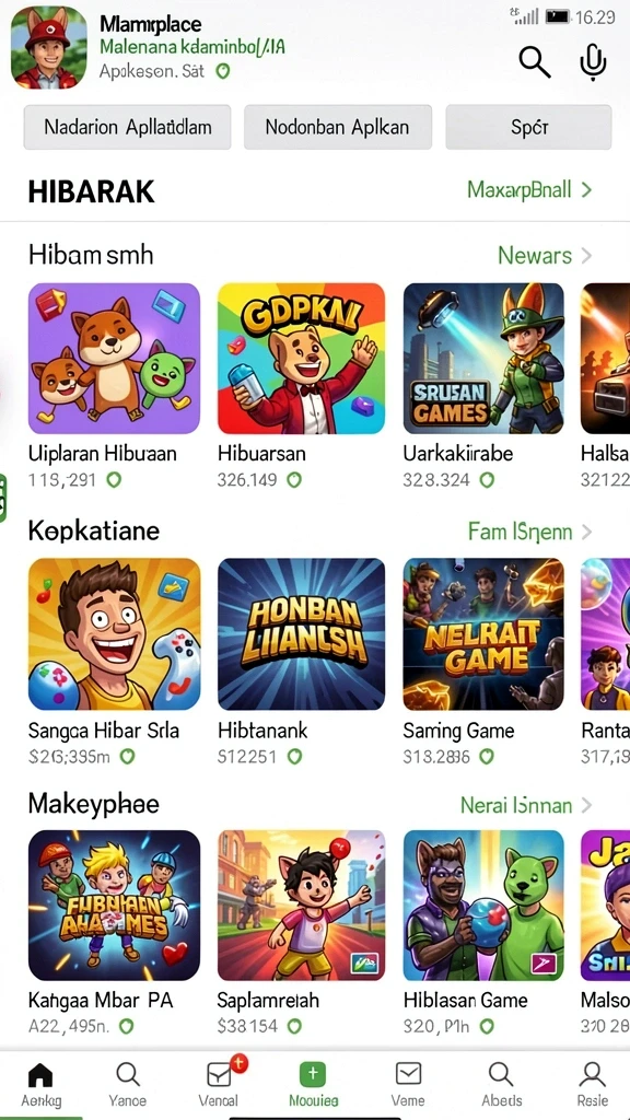 Tampilan antarmuka pengguna yang ramah dan intuitif.
