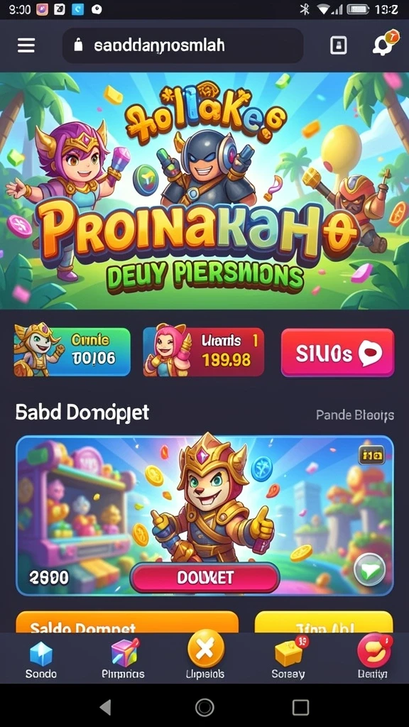 Fitur turnamen yang menambah keseruan bermain.