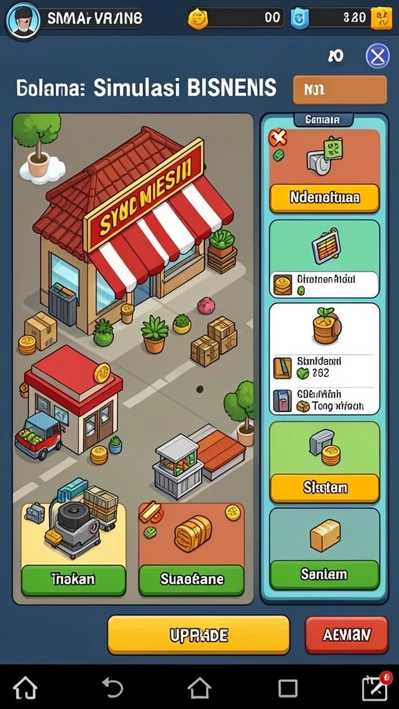 Screenshot menunjukkan gameplay yang menarik.