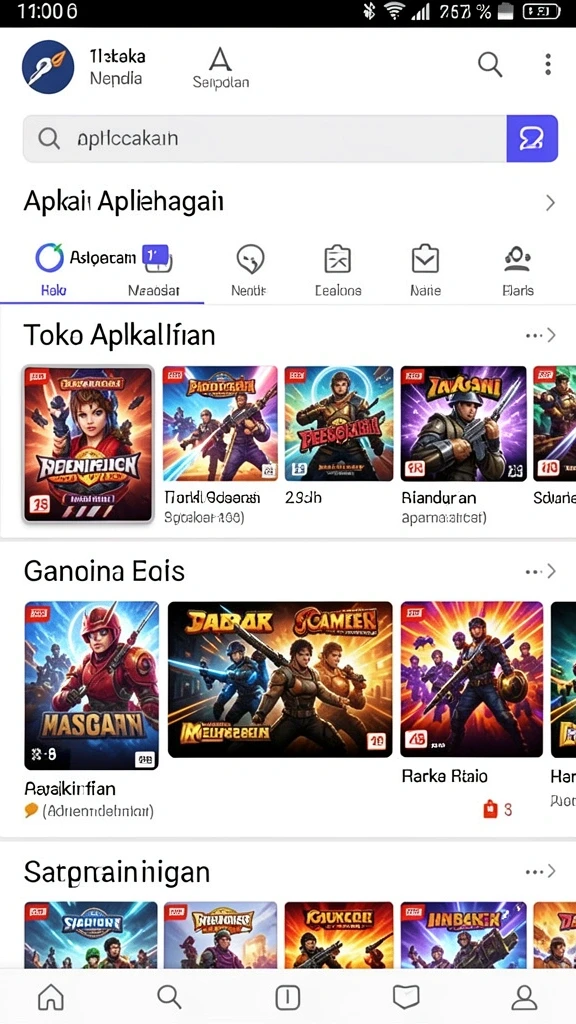 Tampilan antarmuka yang bersih dan modern.