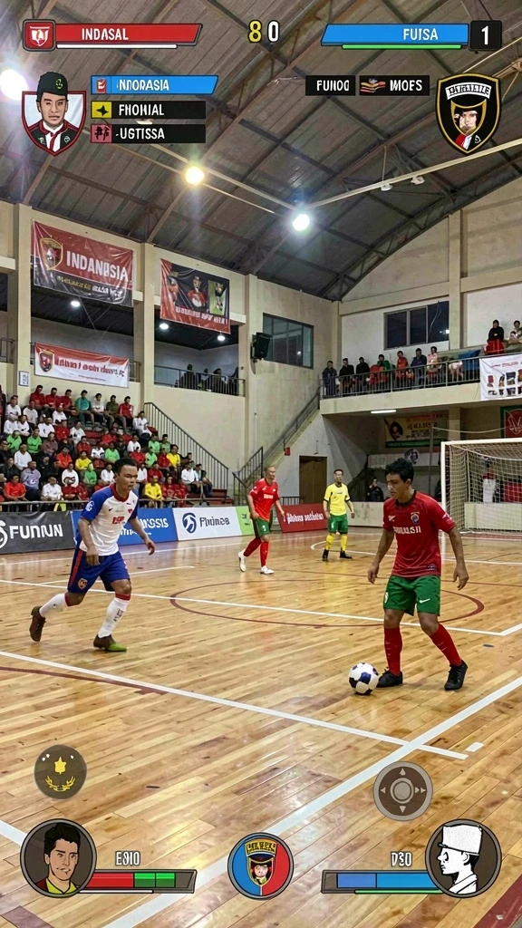 Pengaturan permainan yang dinamis dan seru.