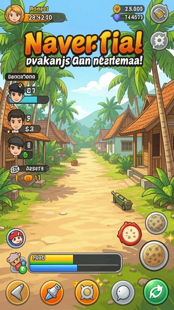 Level pertama yang penuh tantangan dan keseruan.