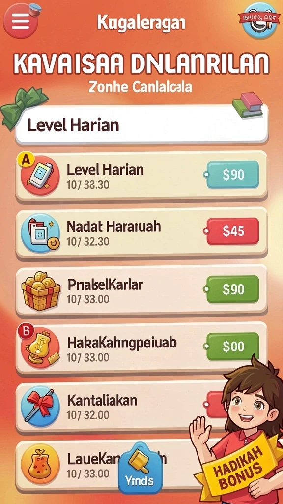 Gameplay yang seru dengan berbagai tantangan.