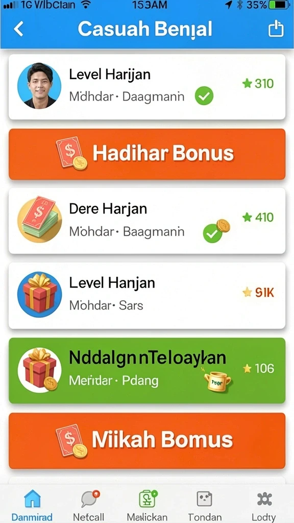 Tangkapan layar peta baru yang menantang.