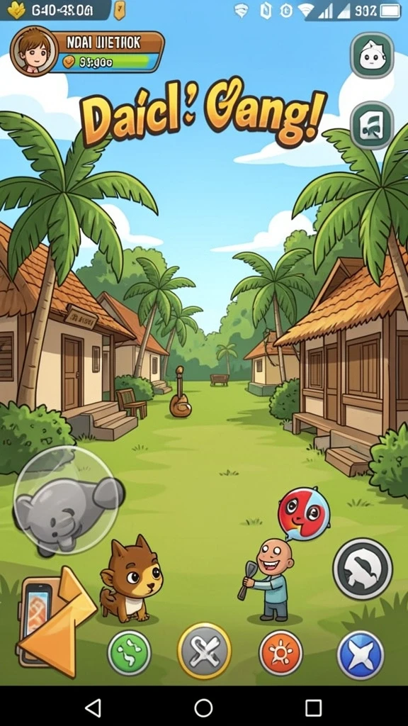 Interaksi yang tinggi dengan lingkungan game.