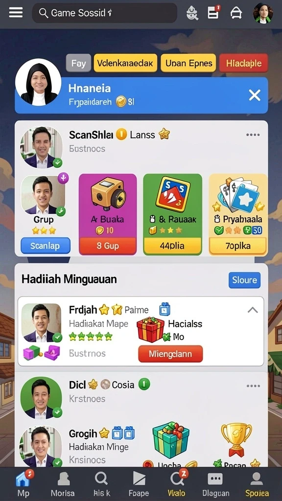 Karakter utama dalam misi penuh tantangan.