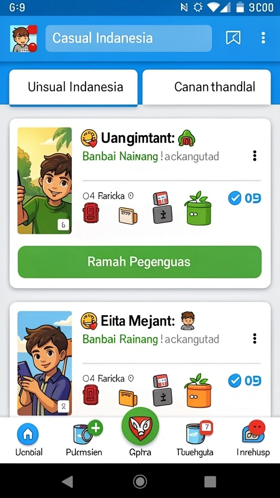 Beragam pilihan permainan slot yang tersedia.