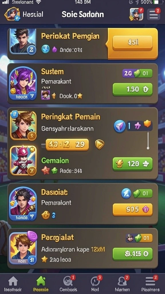 Karakter-karakter unik dalam SUPER33 siap bertarung.