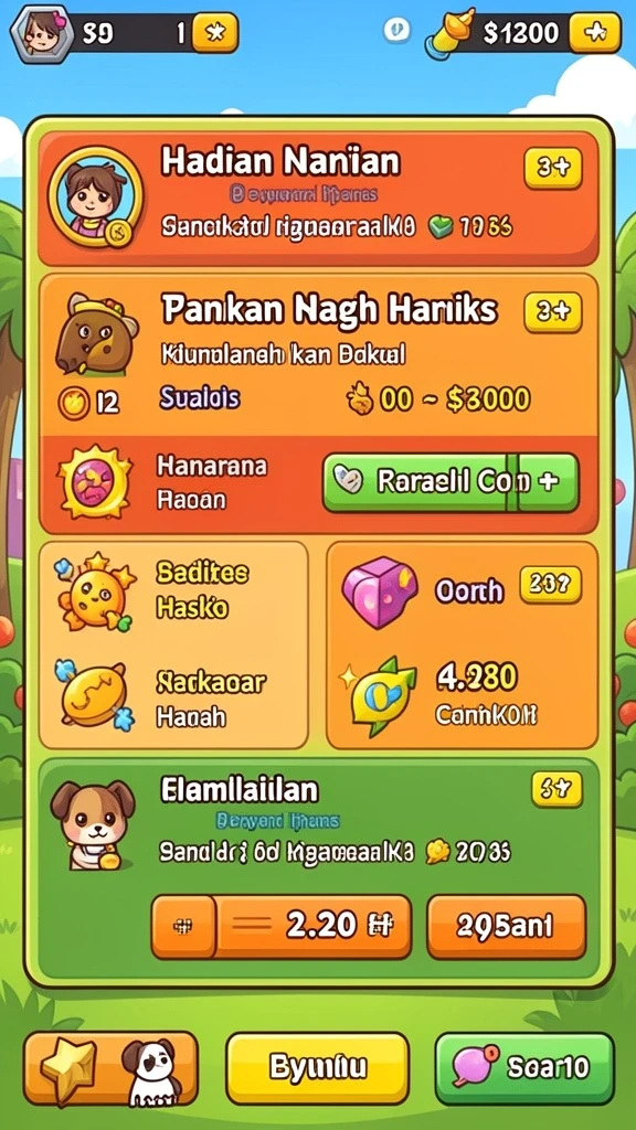 Fitur sosial untuk berinteraksi dengan pemain lain.