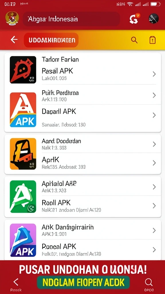 Tampilan antarmuka yang user-friendly dan menarik.