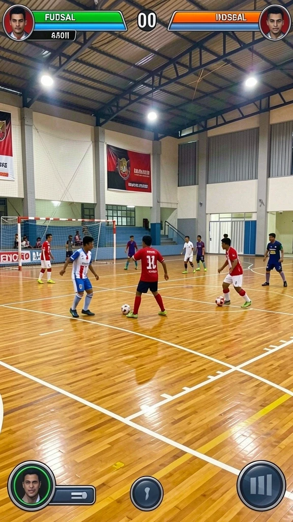 Tangkapan layar dari pertarungan epik melawan bos.