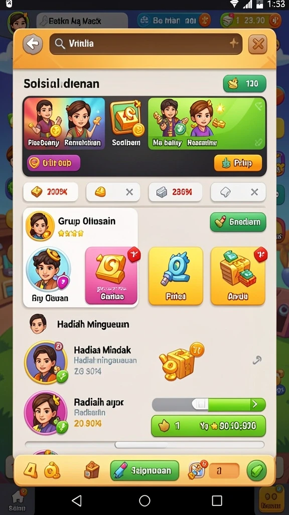 Karakter NPC yang menarik untuk dijelajahi.